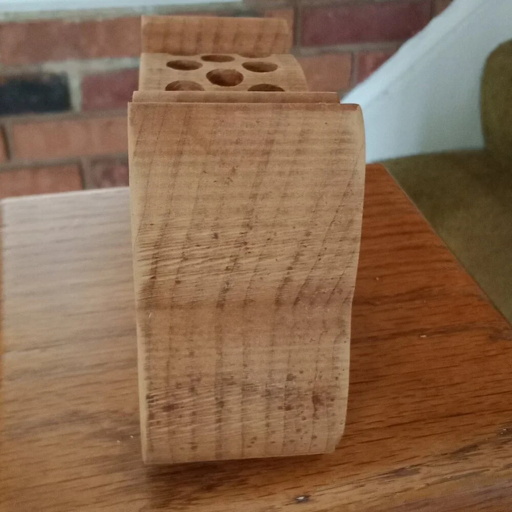 Wood Bunny Pencil Holder